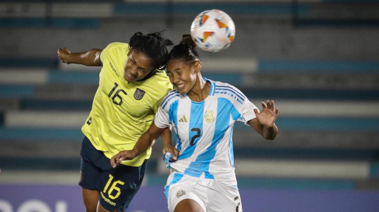 Empate entre Argentina y Ecuador en el Sudamericano Femenino Sub 20