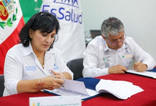 Huánuco: Gore firma convenio prestacional con EsSalud en beneficio de 200,000 asegurados
