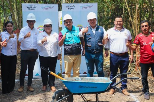 San Martín: inician obra de agua potable que beneficiará a 64,672 pobladores de Moyobamba